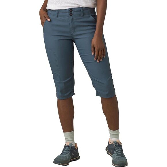 Womens 4 New NWT Embark Hike Shorts Pocket Long UPF 50 Trail Alana Prana Knicker - Picture 2 of 8